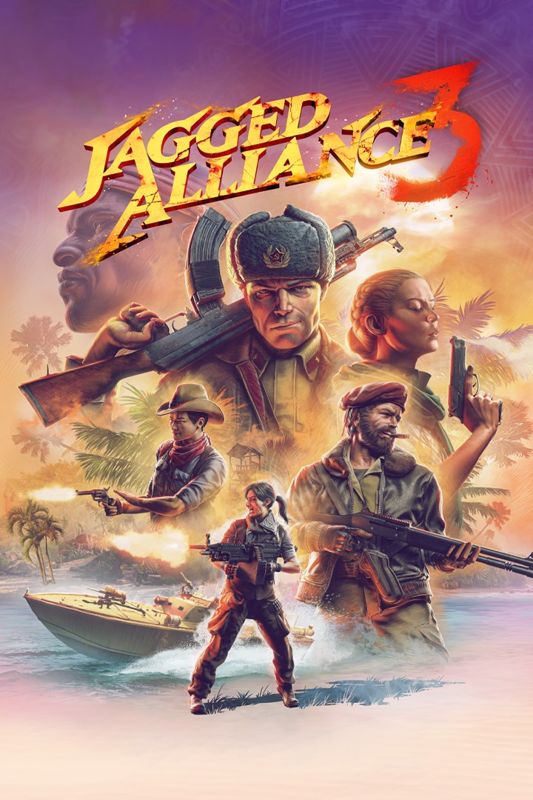 Jagged Alliance 3 box art for Xbox Series X